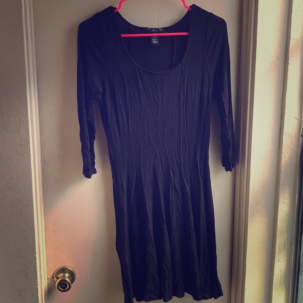 Fall black dress